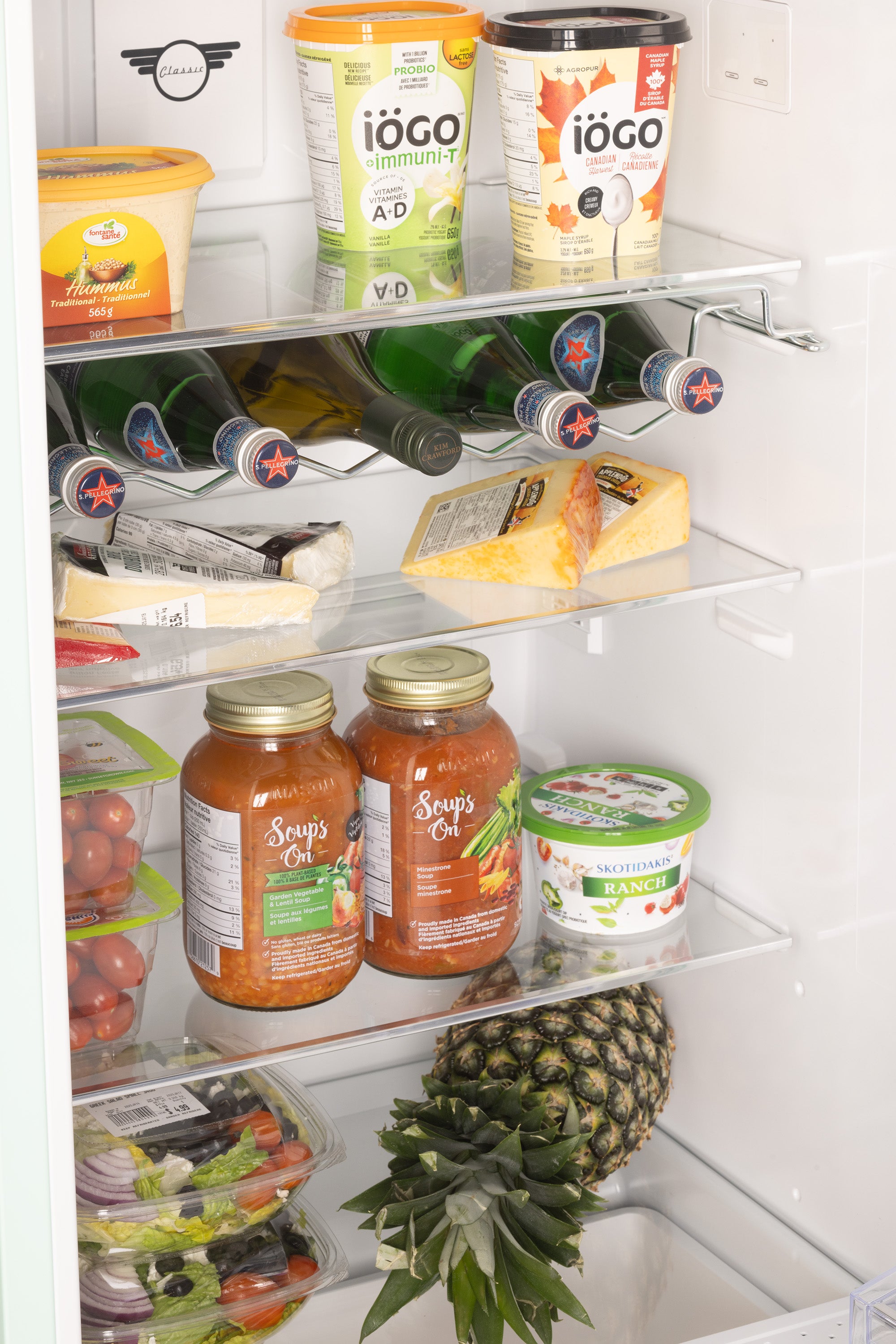 Unique 310L Summer Mint Green Top Mount Refrigerator – Unique
