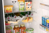 Unique 310L Matte Black Top Mount Refrigerator
