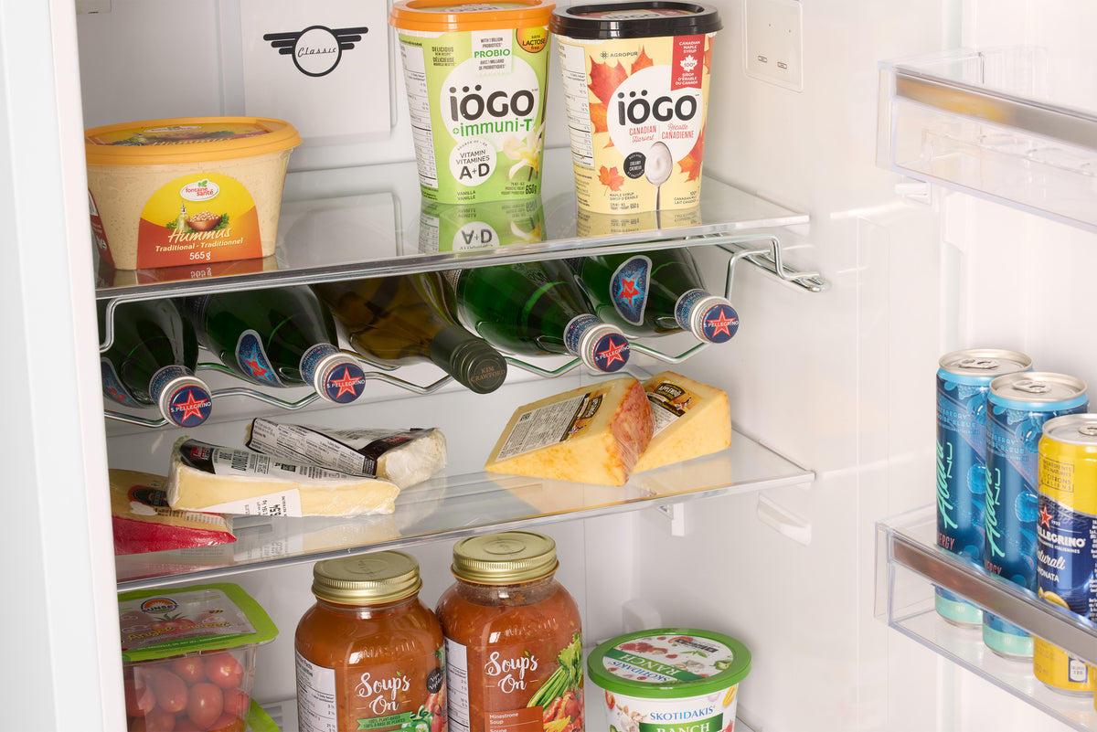 Unique 310L Marshmallow White Top Mount Refrigerator