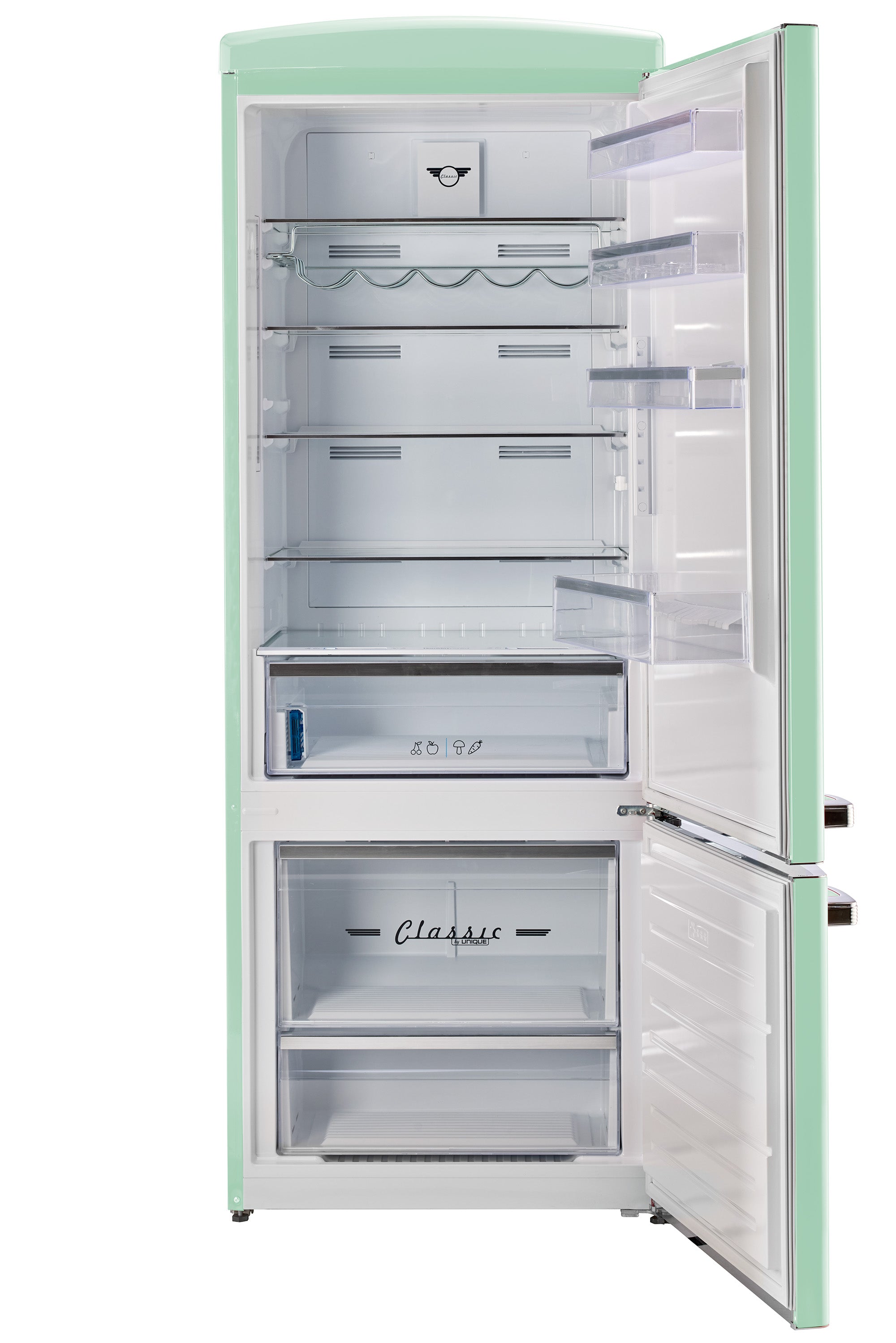 evergreen様 Unique 455L Summer Mint Green Bottom Mount Refrigerator – Unique