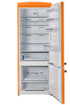 Unique 455L Creamsicle Orange Bottom Mount Refrigerator