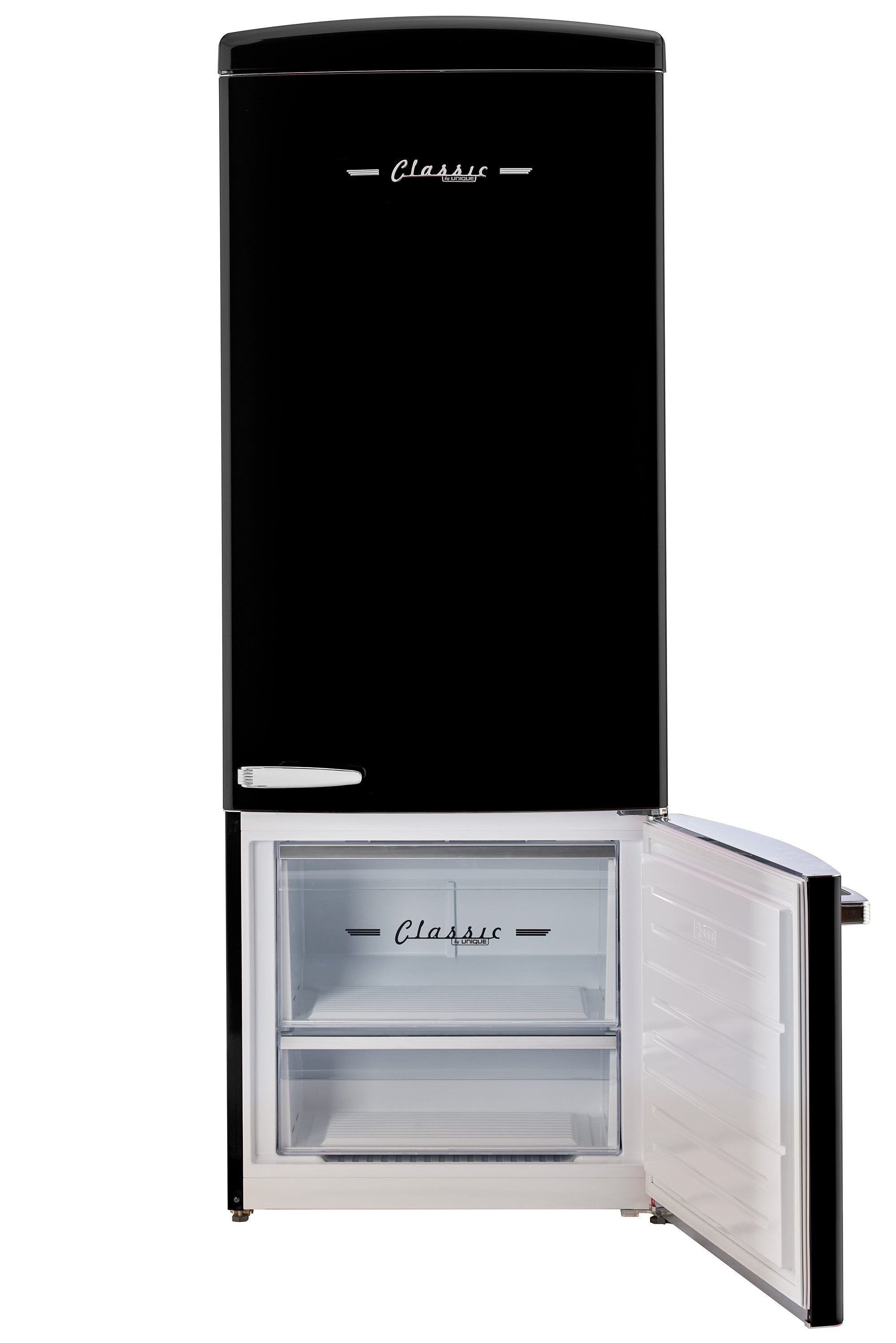 Unique 455L Midnight Black Bottom Mount Refrigerator – Unique