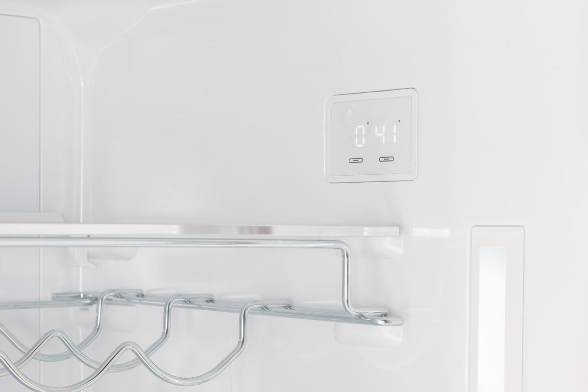 Unique 455L Creamsicle Orange Bottom Mount Refrigerator