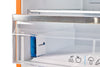 Unique 455L Creamsicle Orange Bottom Mount Refrigerator