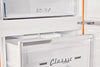 Unique 455L Creamsicle Orange Bottom Mount Refrigerator