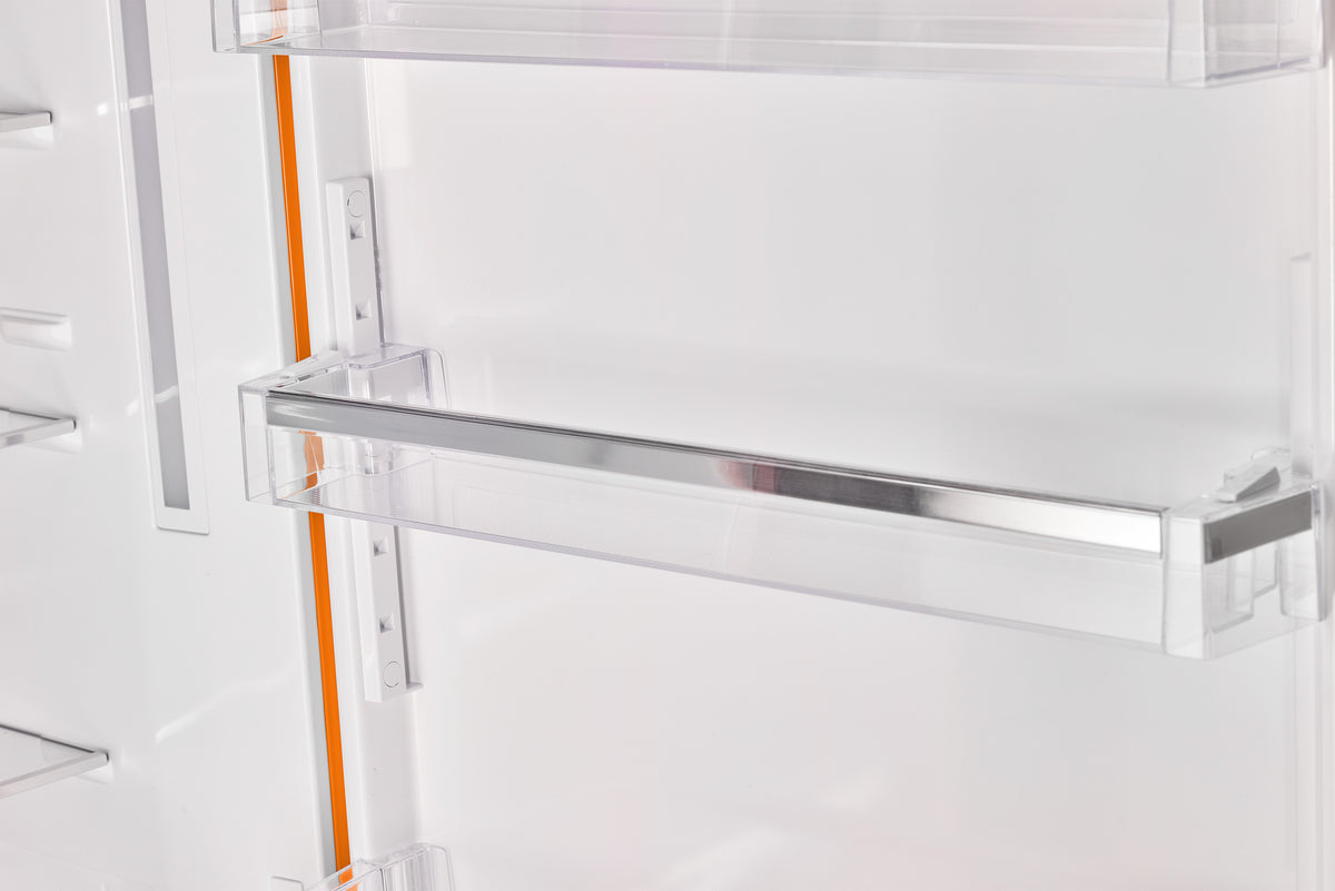 Unique 455L Creamsicle Orange Bottom Mount Refrigerator
