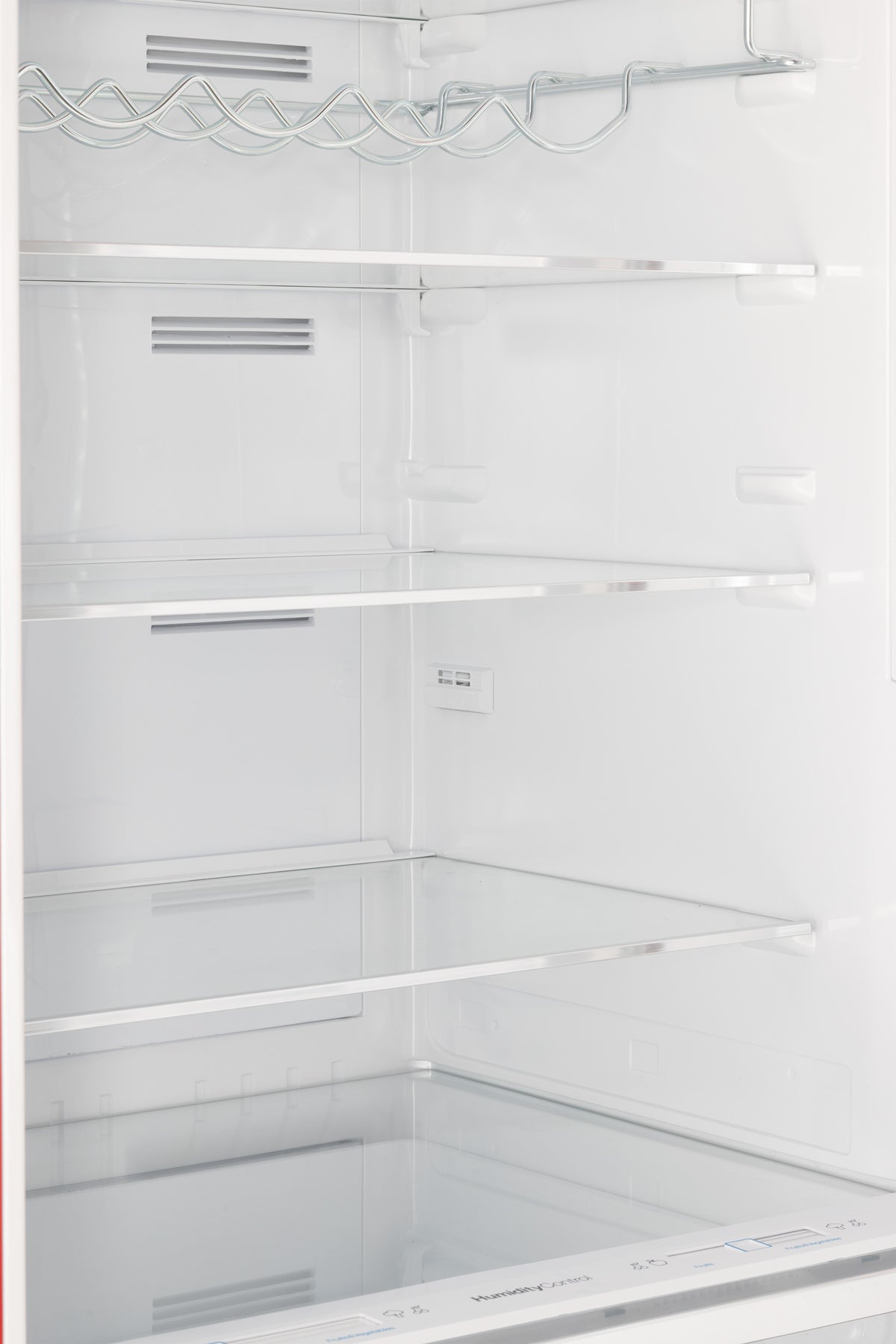 Unique 455L Creamsicle Orange Bottom Mount Refrigerator