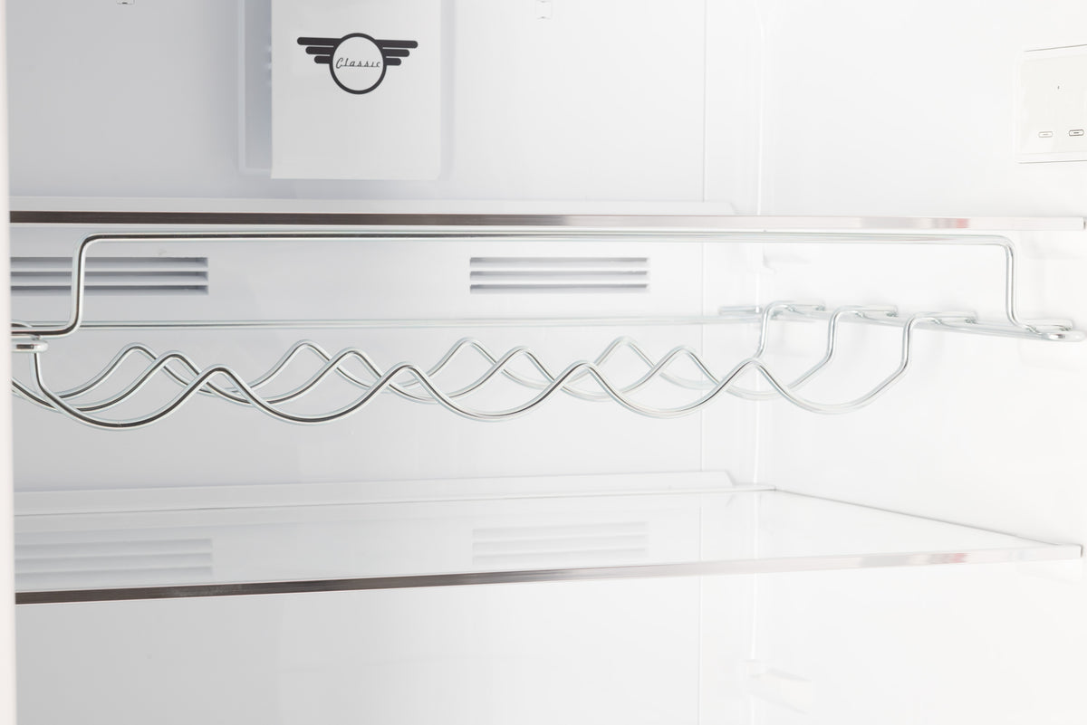 Unique 455L Midnight Black Bottom Mount Refrigerator