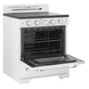 Unique 30' Classic Retro Marshmallow White Electric Ceramic top Range