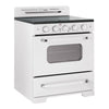 Unique 30' Classic Retro Marshmallow White Electric Ceramic top Range