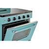 Unique 30' Classic Retro Ocean Mist Turquoise Electric Glass top Range