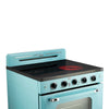 Unique 30' Classic Retro Ocean Mist Turquoise Electric Glass top Range