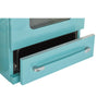 Unique 30' Classic Retro Ocean Mist Turquoise Electric Glass top Range