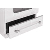 Unique 30' Classic Retro Marshmallow White Electric Ceramic top Range
