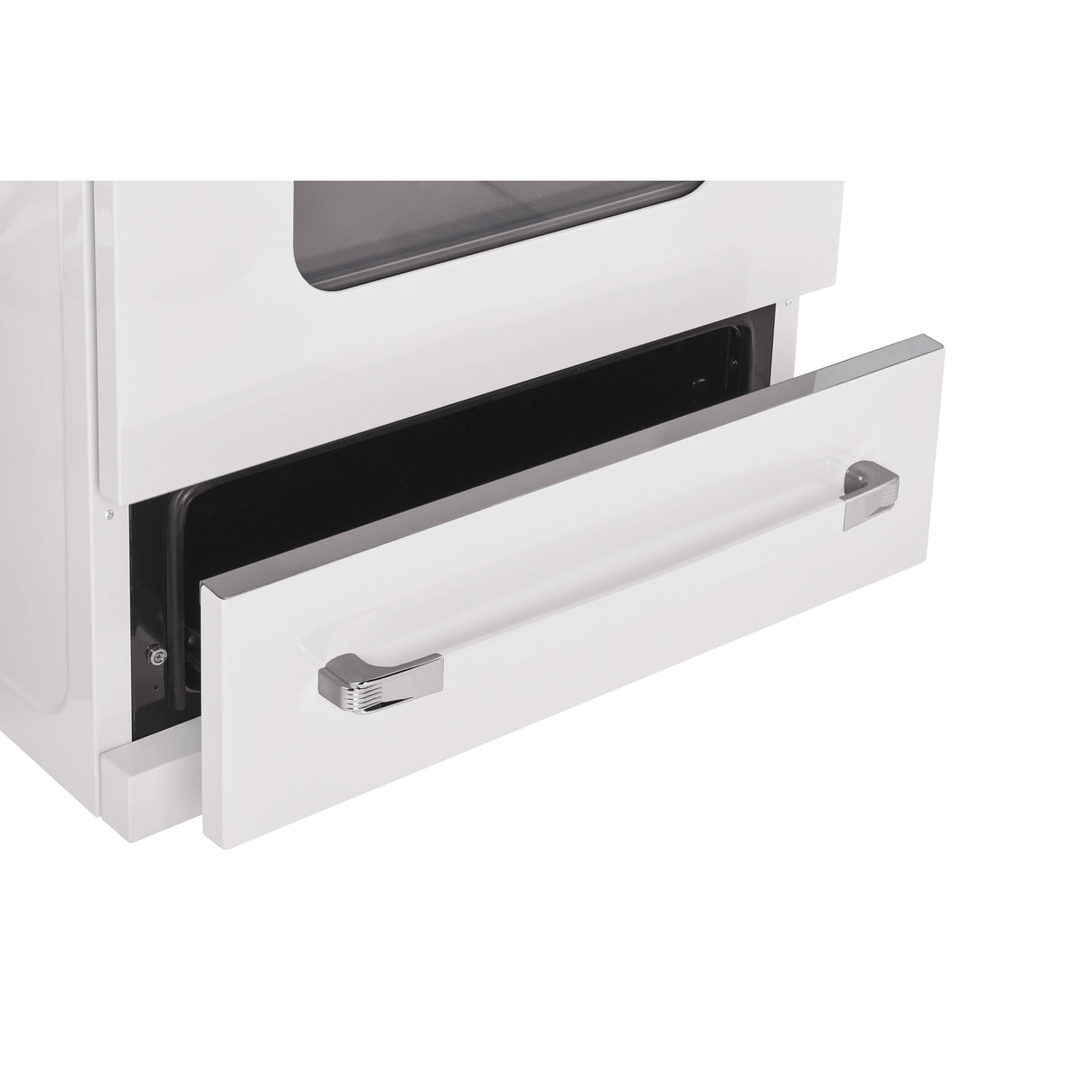 Unique 30' Classic Retro Marshmallow White Electric Ceramic top Range