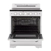 Unique 30' Classic Retro Marshmallow White Electric Ceramic top Range