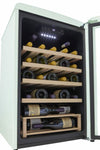 Refroidisseur électrique à vin pour 28 bouteilles - Vert menthe estival